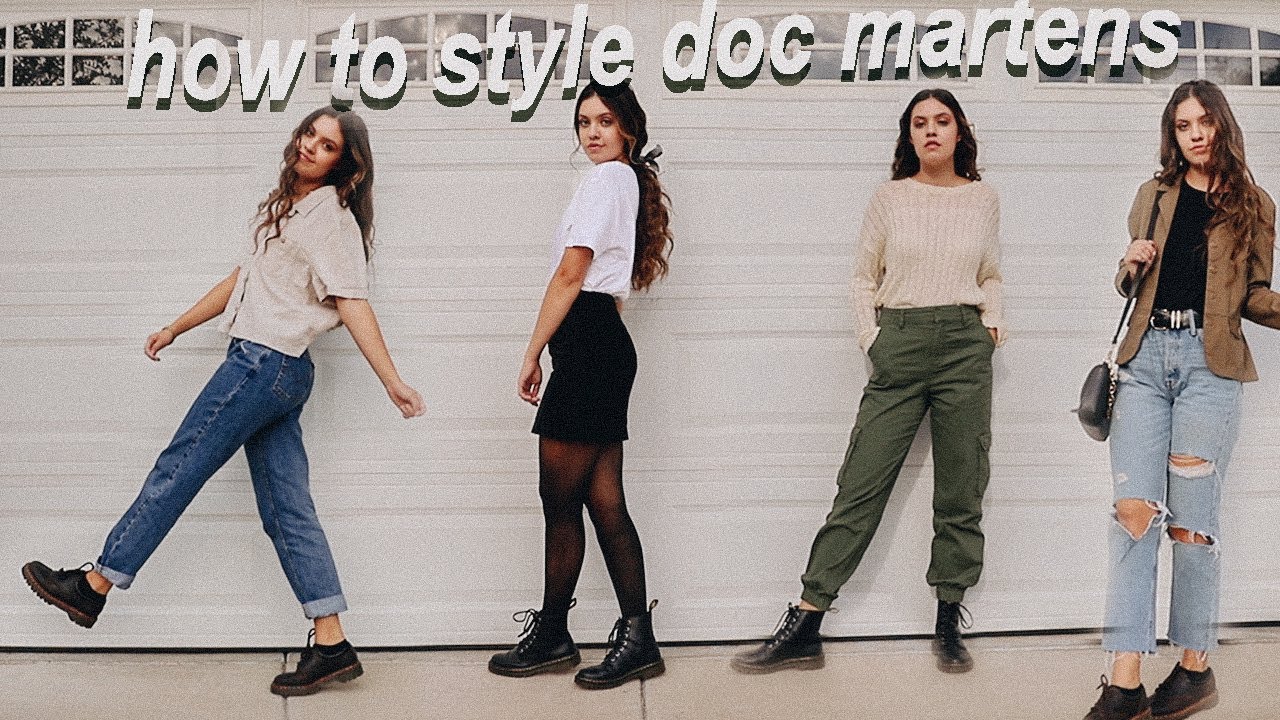 how to style doc martens ! // fall lookbook & outfit ideas 2019