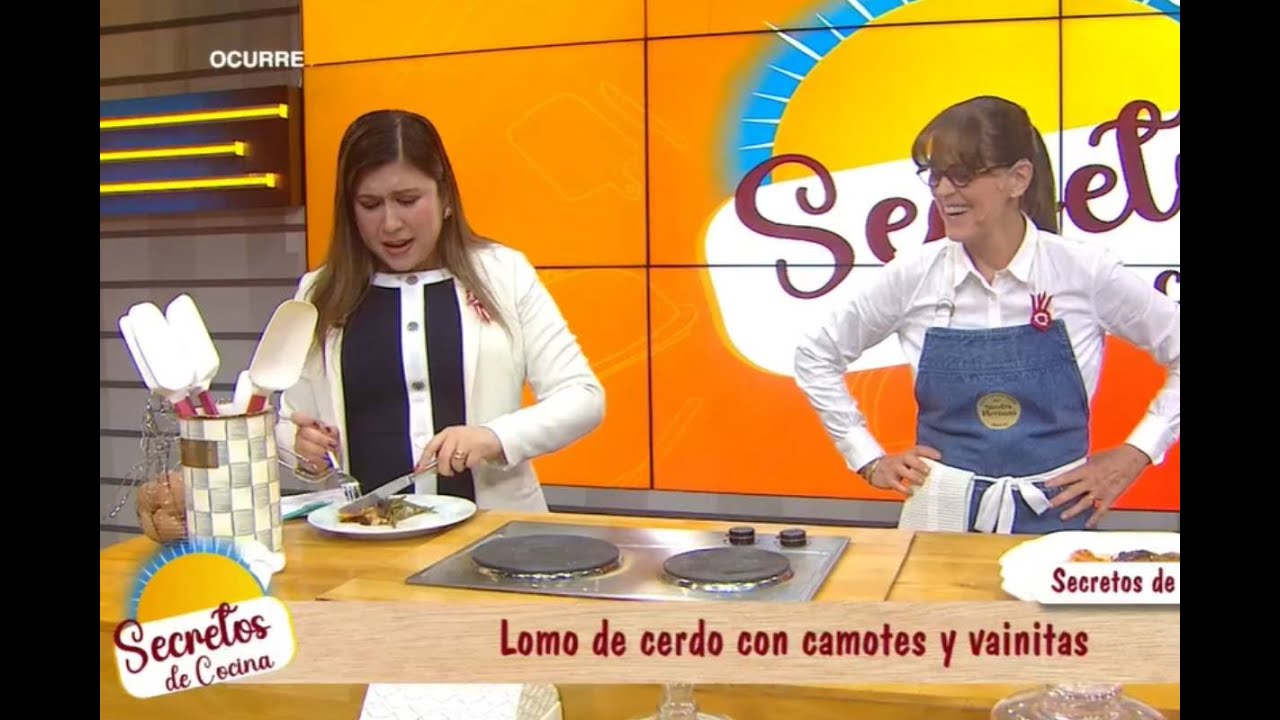 'Secretos de cocina': Lomo de cerdo con camotes y vainitas al estilo de Sandra Plevisani