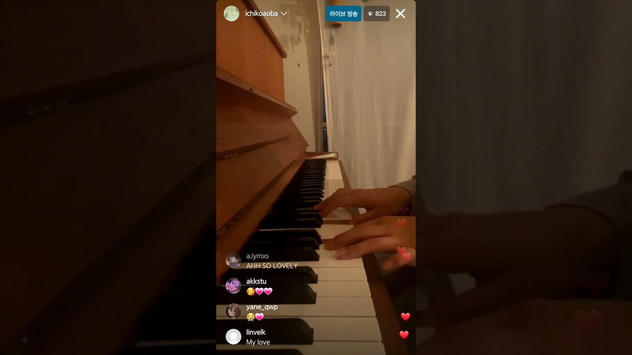 Ichiko Aoba Instagram live (piano) 2023.06.28 (June 28th, 2023)