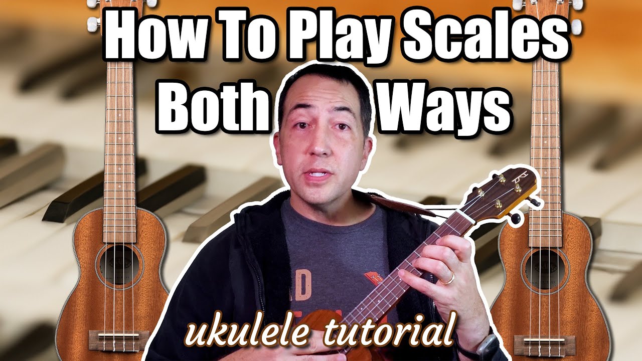 Learn Fingerpicking Riffs and Solos on Ukulele with Majors Scales in Both Directions
