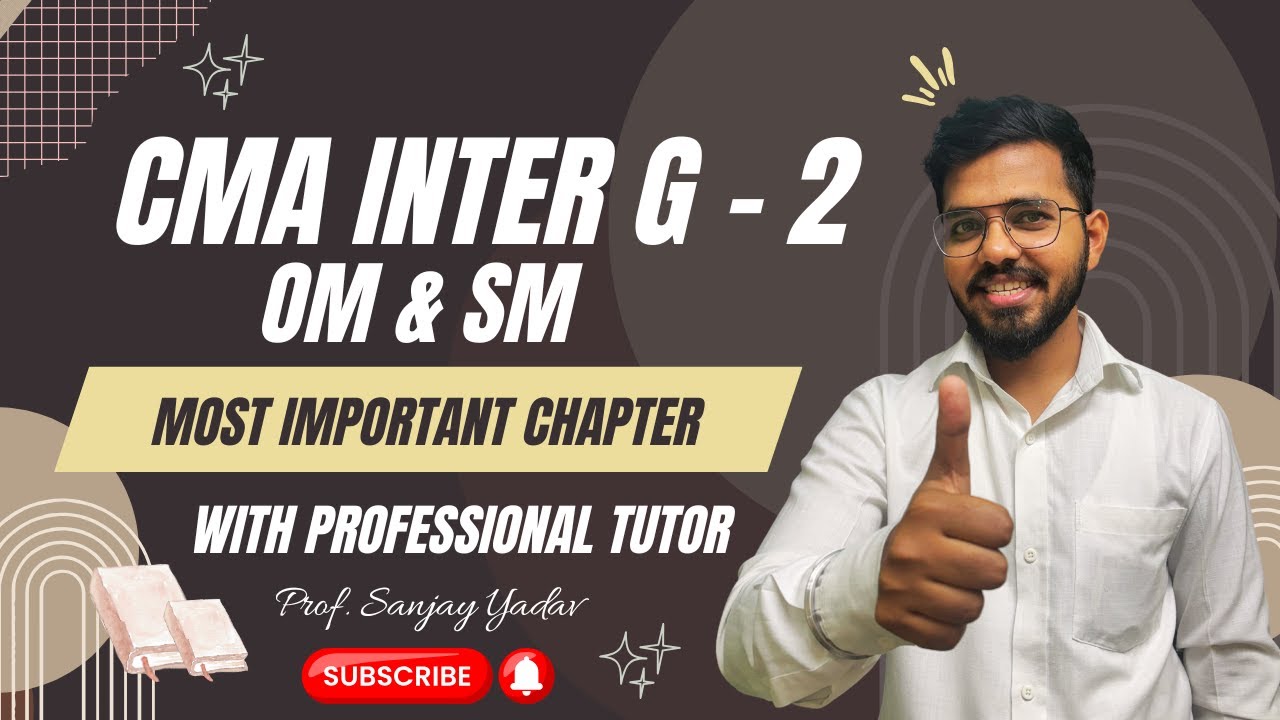 OM & SM Most Important Chapters