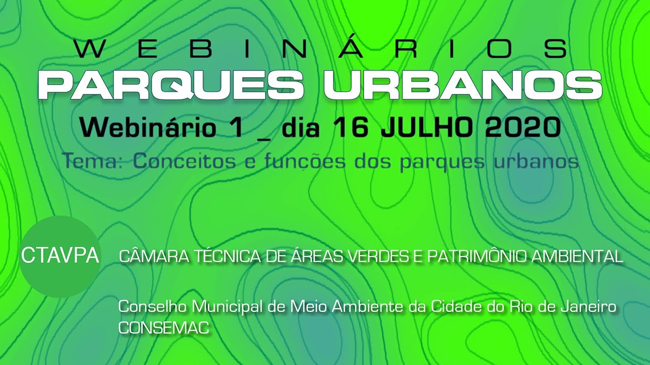 Webinário: Parques Urbanos 1