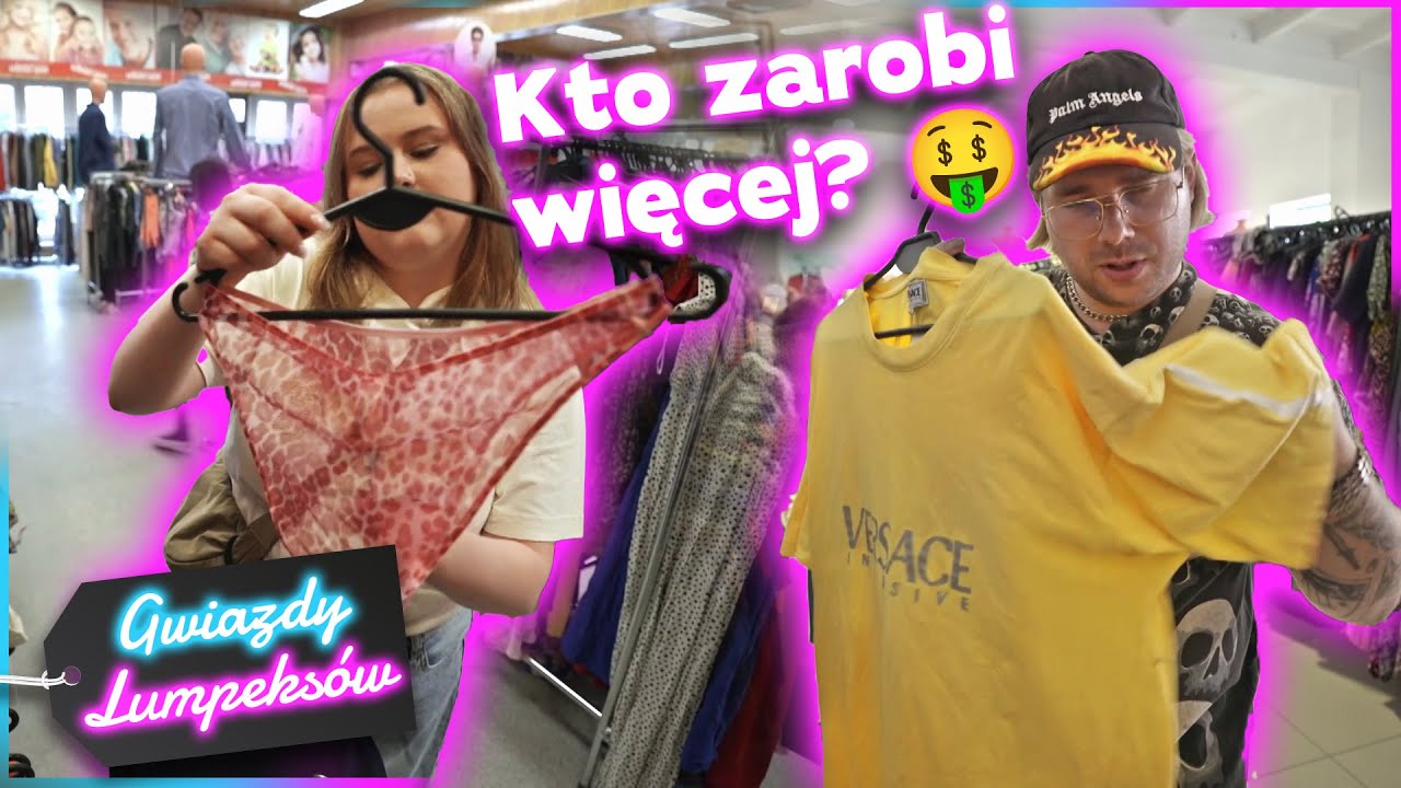ON ZNALAZŁ KOSZULKĘ VERSACE, A ONA MAJTKI Z METKĄ 🩲| Gwiazdy lumpeks&oacute;w