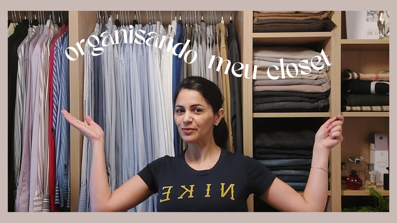 Antes e Depois: A Grande Arrumação do Meu Closet/ organização e faxina.👚👕👜 vida na Bélgica