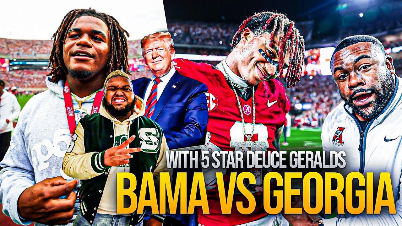 BAMA🐘 VS GEORGIA🐶 ( GAME DAY VLOG).             Featuring 5⭐️Recruit DEUCE GERALDS. #rolltide