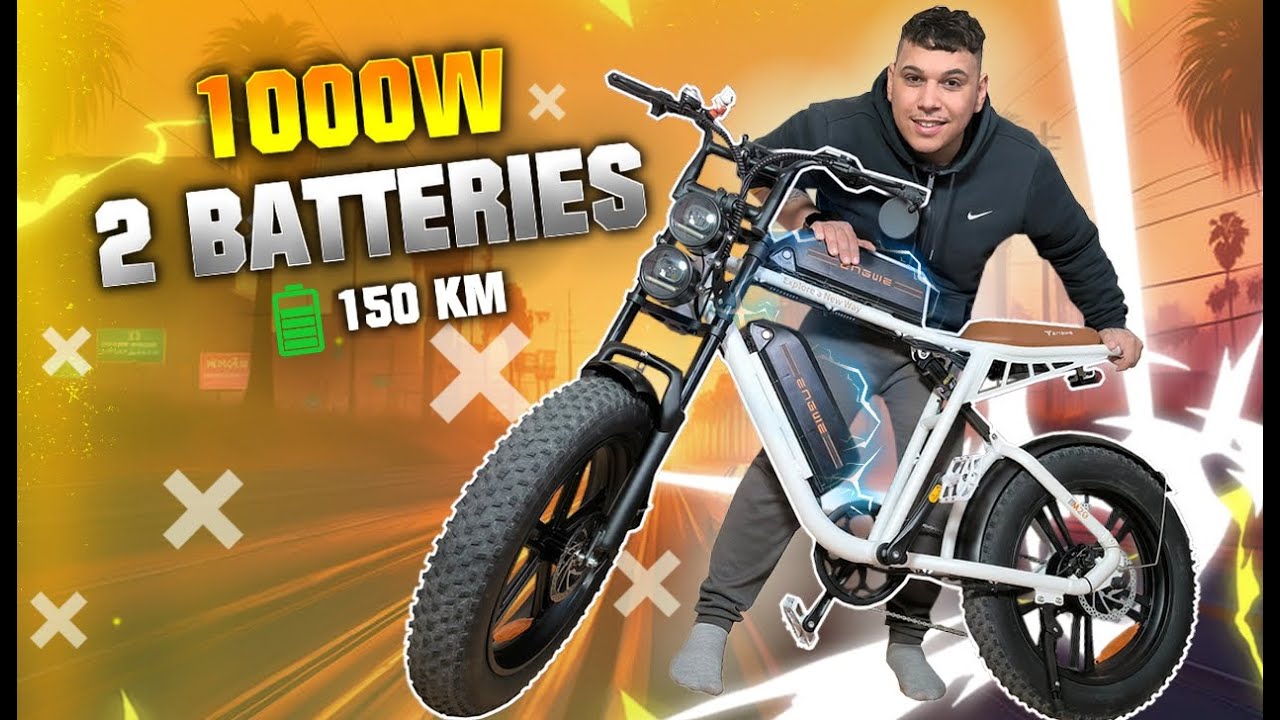 LE MEILLEUR FAT BIKE AVEC 2 BATTERIE ! Engwe M20