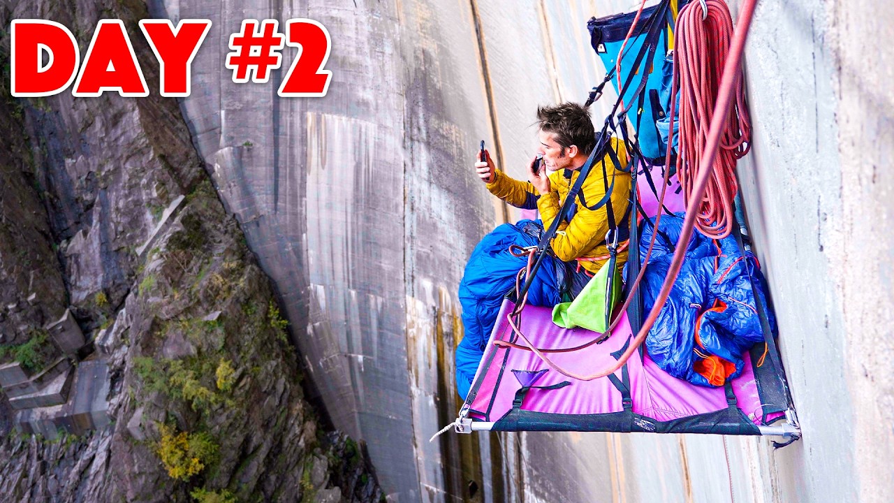 Climbing and Living on a Giant Dam Wall