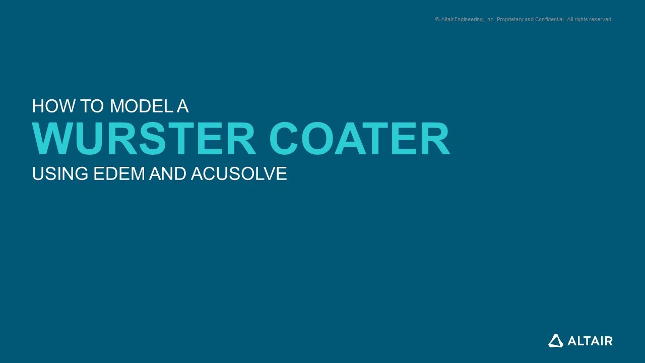 How to Model coating of particles using EDEM and AcuSolve