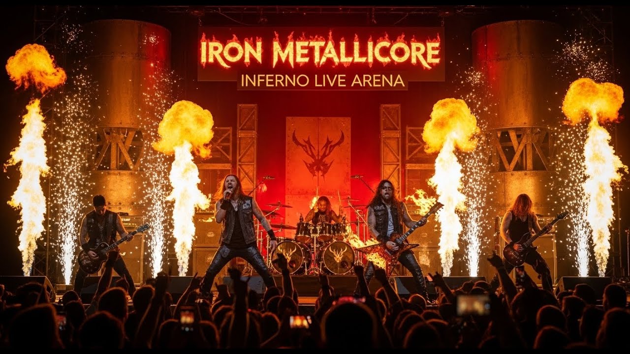 🔥 IRON METALLICORE | Inferno Live Arena &ndash; Massive Metal Firepower | Music Vibes ID