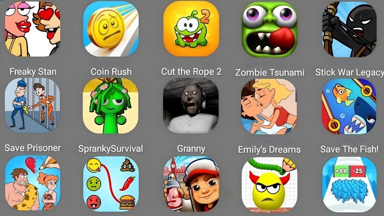 Freaky stan,tom run,subway suffer,emily’s dreams