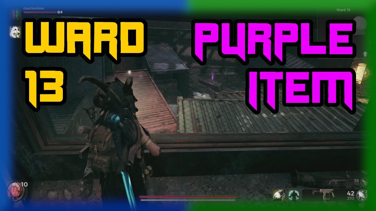 Remnant 2 - How do you get the purple item in Ward 13 (Gun & Armor!!)