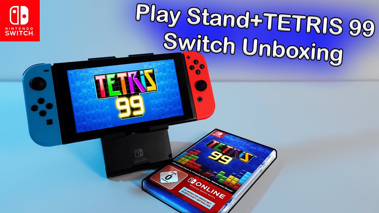 Nintendo Switch: Tetris 99 + Play Stand | Unboxing