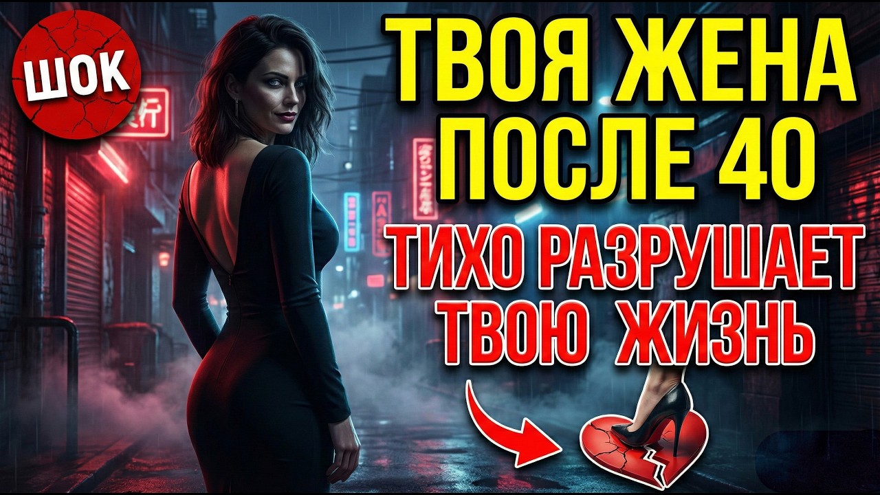 Твоя жена после 40: как она тихо РАЗРУШАЕТ твою жизнь