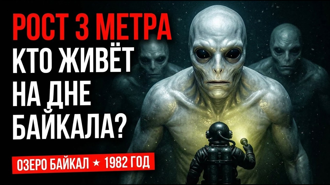 ВОДОЛАЗЫ ВСТРЕТИЛИ «ПЛОВЦОВ» В БАЙКАЛЕ. Рост 3 метра, без аквалангов