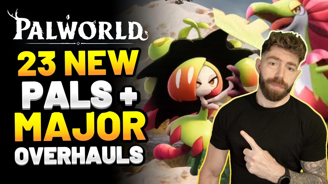 23 New Pals + Major Overhauls | Palworld 1.0 Updates