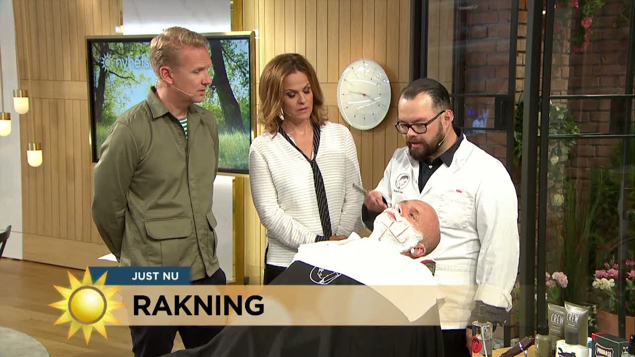 Så ska du göra när du rakar dig - steg för steg - Nyhetsmorgon (TV4)