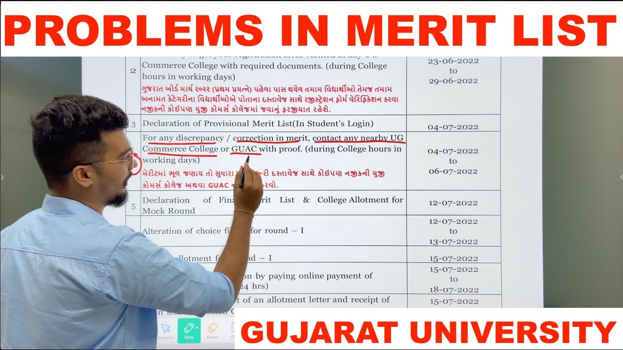 Problem of Merit List in Gujarat University | GU Admission Process 2022 | UGT