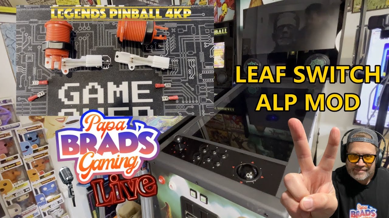 Руководство по моду AtGames Legends 4K Pinball Leaf Switch