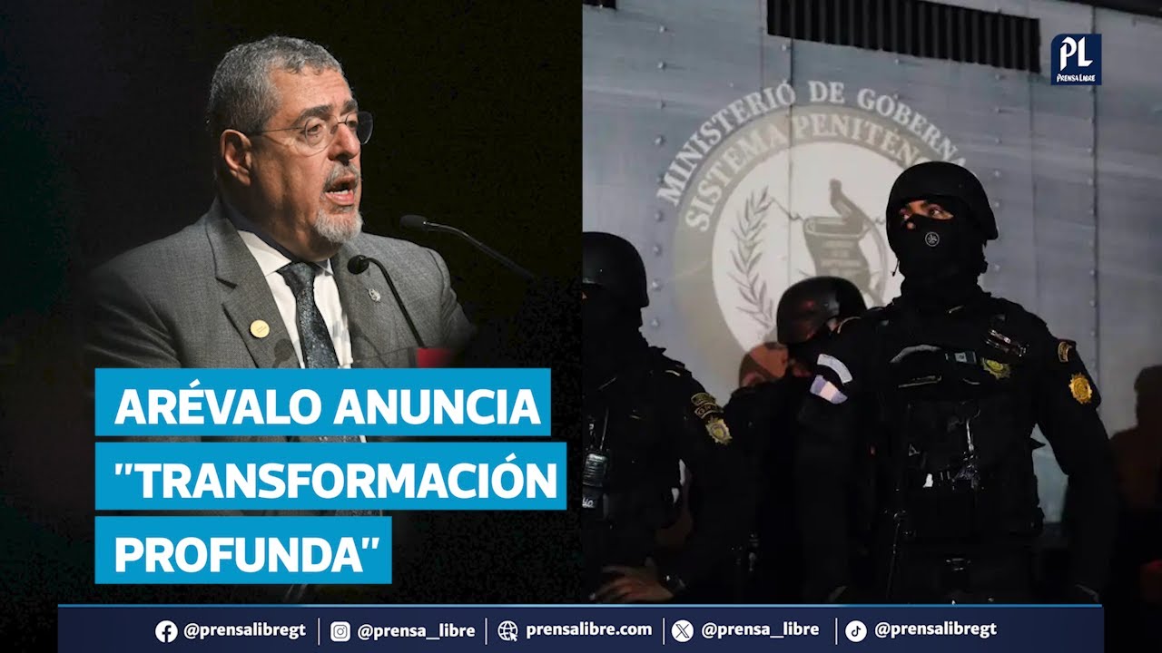 En qué consiste el plan de “transformación profunda” en temas de seguridad del gobierno de Arévalo