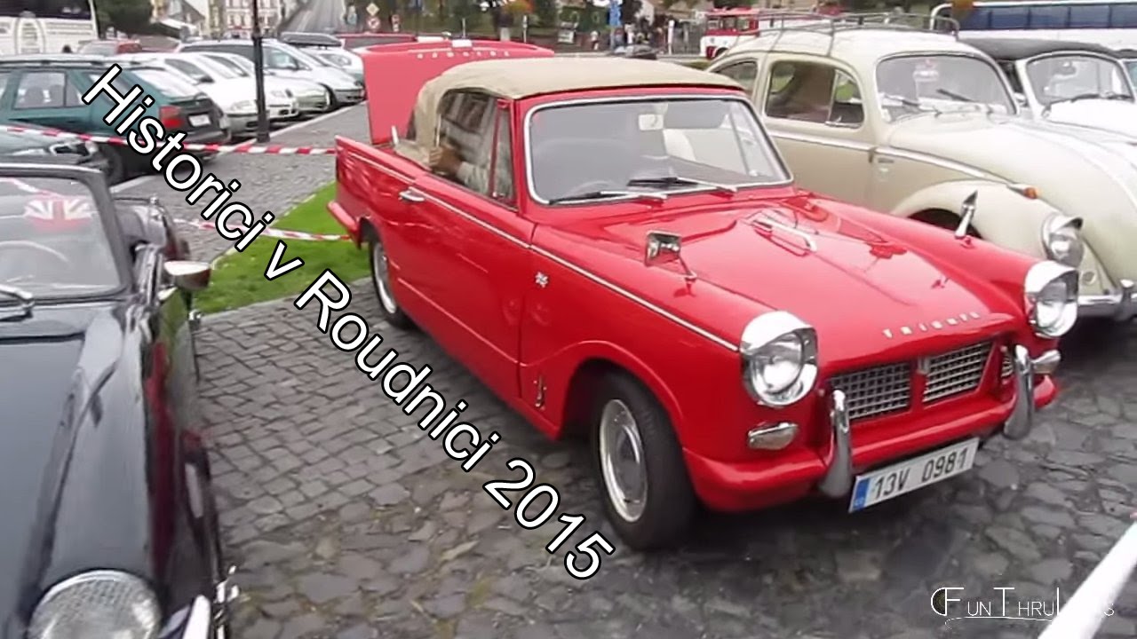Historici v Roudnici 2015 (sraz historick&yacute;ch vozidel)