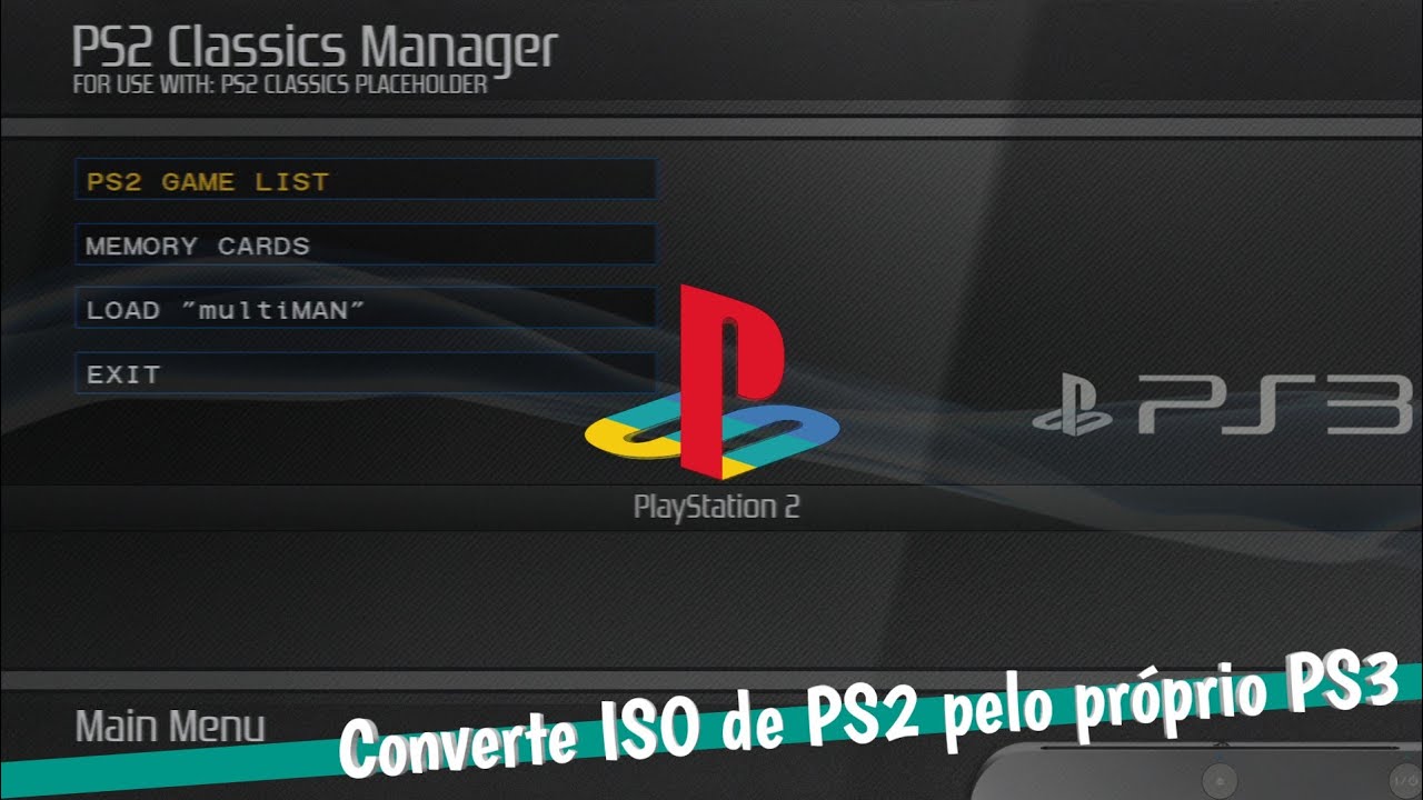 Como rodar jogos de PS2 no PS3 Hen - Tutorial completo!!!