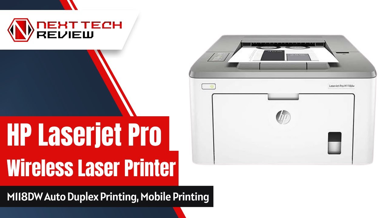 HP Laserjet Pro M118dw Wireless Laser Printer with Auto Duplex Mobile Printing - PRODUCT REVIEW NTR