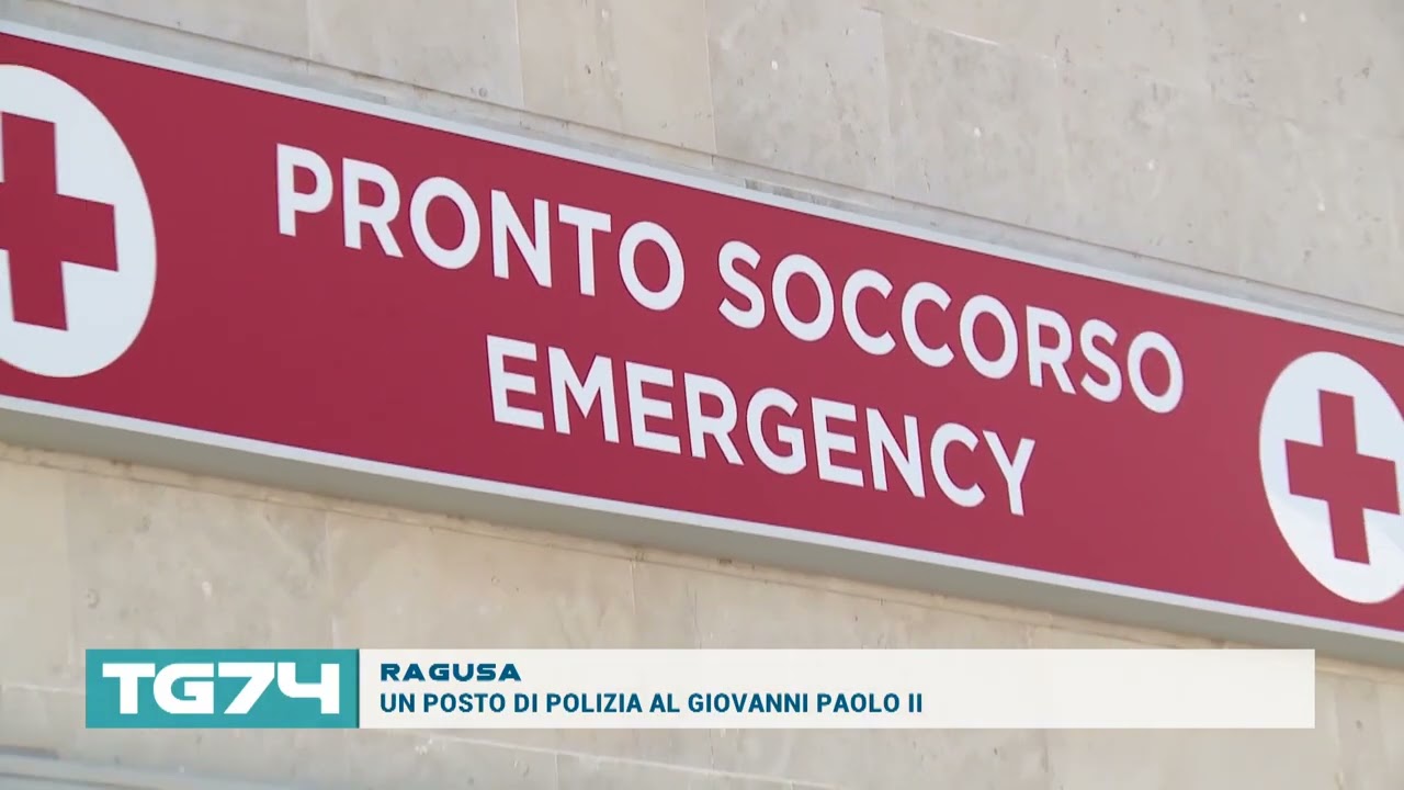 RAGUSA - UN POSTO DI POLIZIA AL GIOVANNI PAOLO II