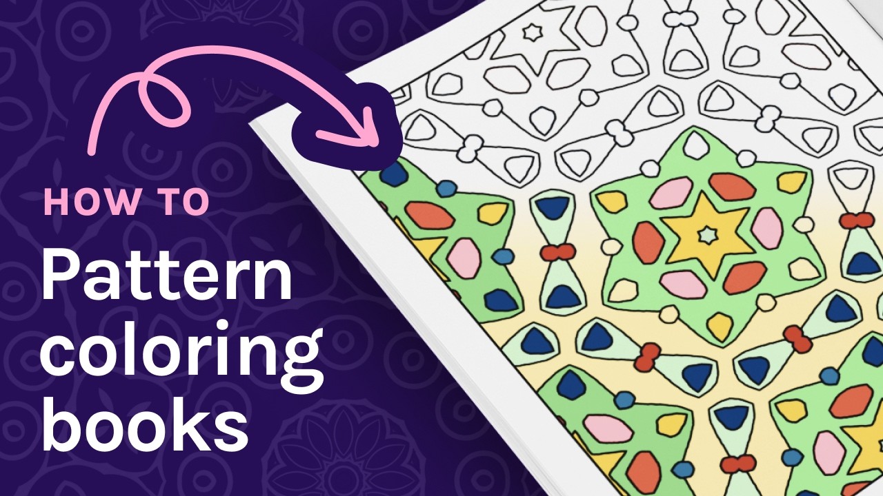 The key to make PATTERN coloring books... is this app 👀
