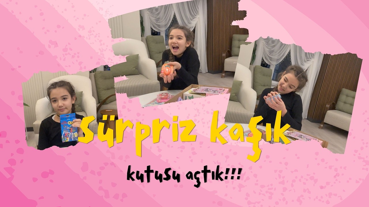 SÜRPRİZ KAŞIK KUTUSU AÇTIK 😲 İÇİNDEN NELER ÇIKTI? 🎉🎁✨