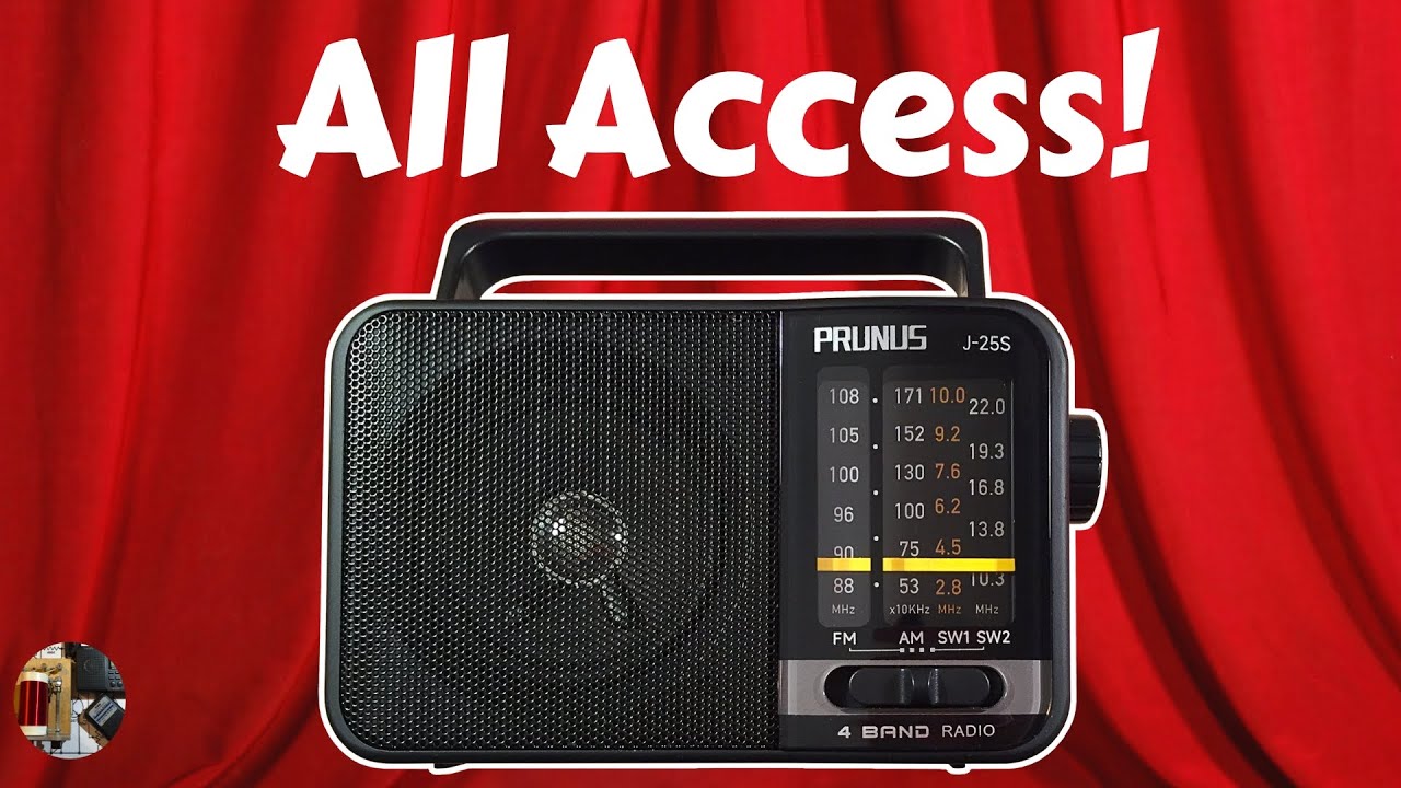 Prunus J-25S AM FM Shortwave Solar Radio Review
