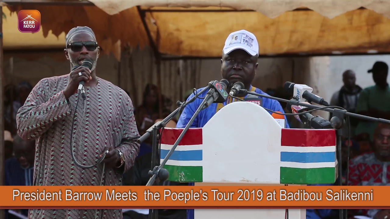 President Barrow Meets the People's Tour 2019 at Badibou Salikenni