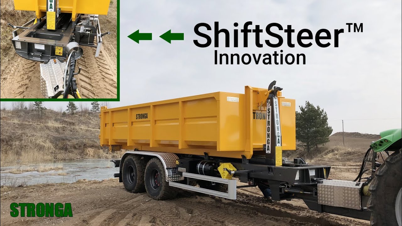 Einführung Stronga ShiftSteer™ - Leistungsfähiger Hakenlift gebaut für Arbeit in Wald