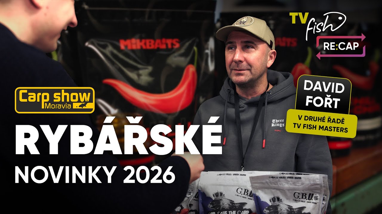 🚨 David Fořt v TV Fish Masters II ! 🎣 Novinky výrobců pro sezónu 2026 🔥