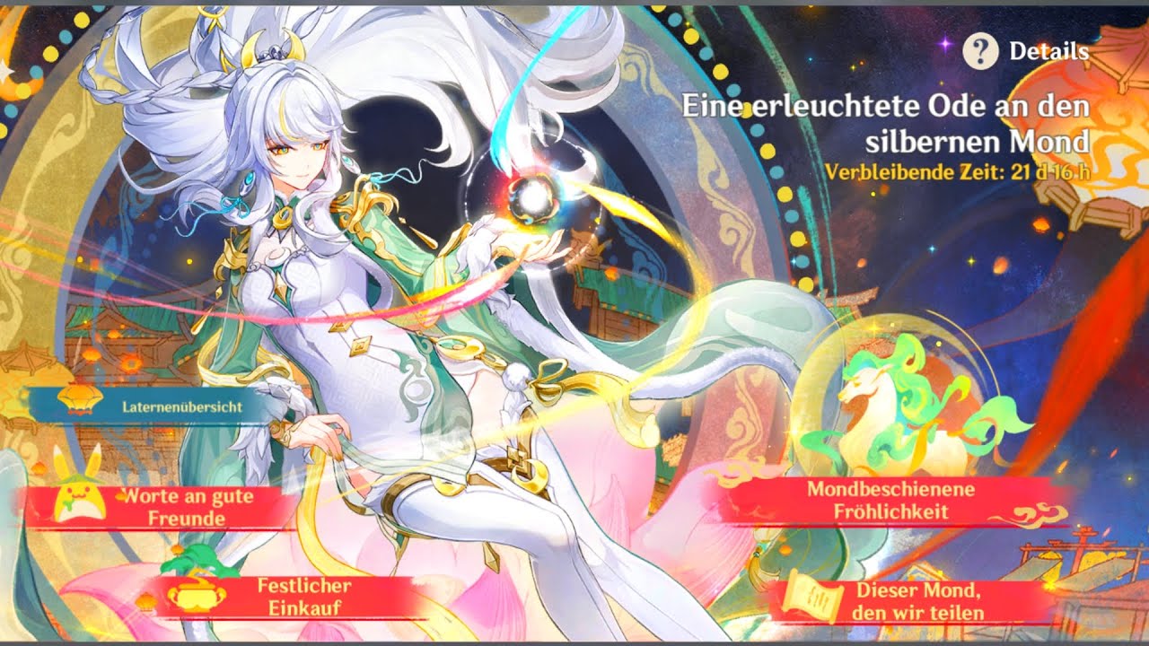 Genshin Impact Event Eine erleuchtete Ode an den silbernen Mond Minigames teil 2 glücksduell hilfe
