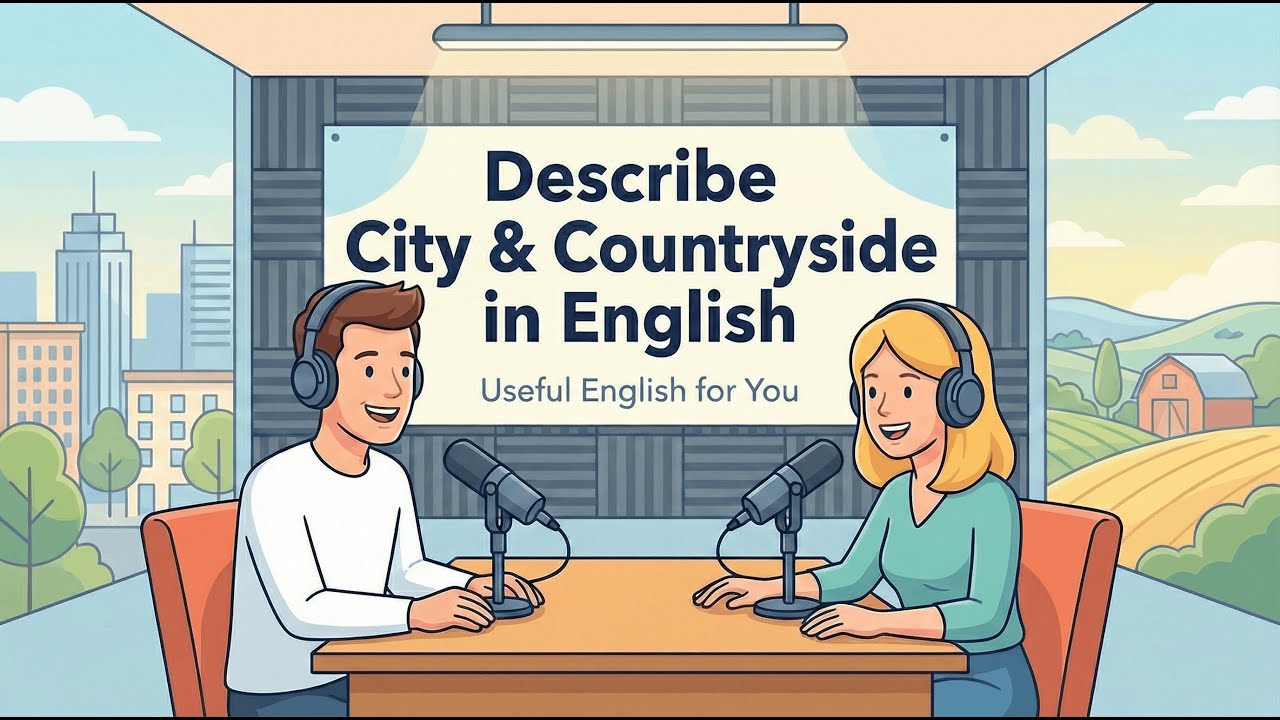 Let’s Talk About City Life & Countryside | Easy English Listening Practice