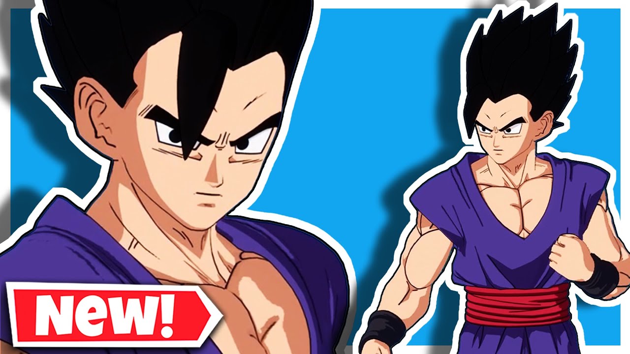 Fortnite Son Gohan Skin Showcase (PS5 Gameplay)