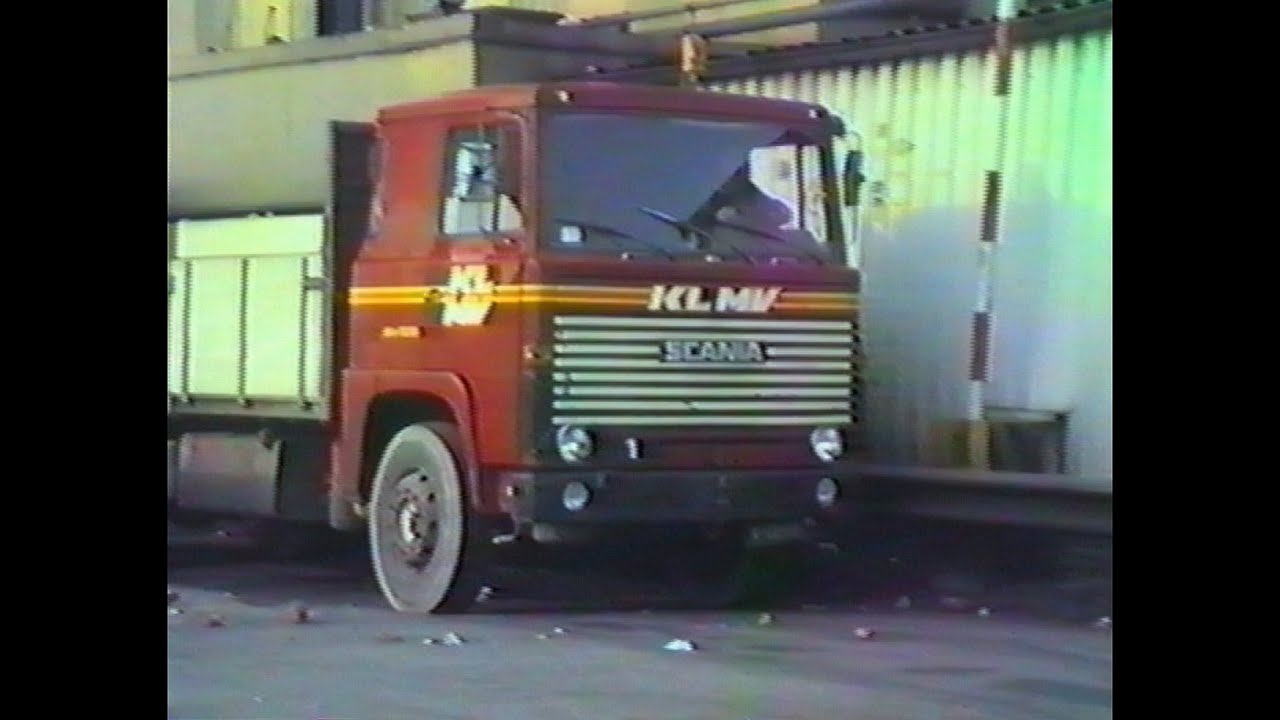 Suikerbietenrit op 15-11-1985 naar de Suiker Unie fabriek in Groningen door de K.L.M.V uit St.-Anne