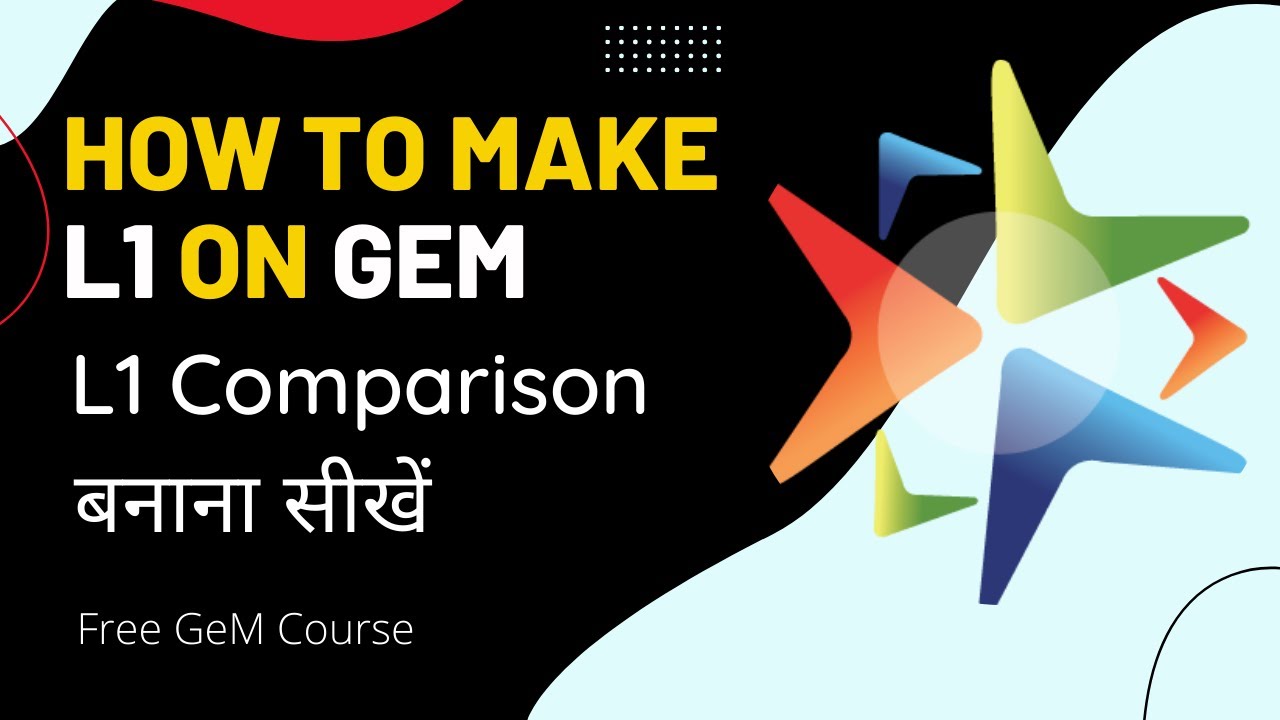 L1 Comparison on GeM | How to Become L1 Seller on GeM for Direct Purchase Orders