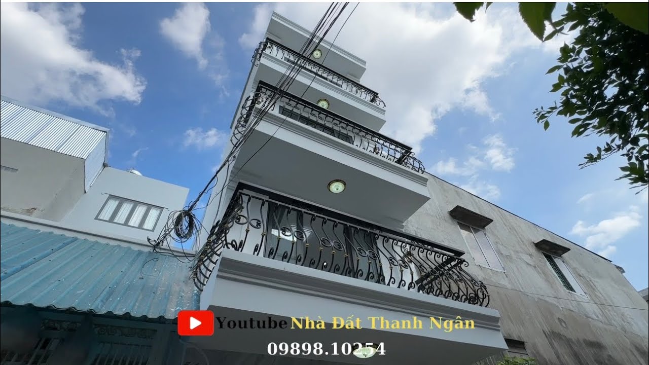 Nhà Bình Tân | Giảm 300 triệu nhà 4 Tầng chỉ 3 tỷ nhỉnh nhẹ, giáp quận 6, sổ hồng mẫu mới