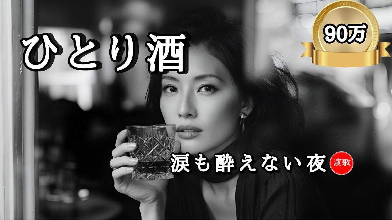 新曲 **ひとり酒 ** 涙も酔えない夜  #演歌 #歌謡曲 #懐メロ #名曲 #カラオケ