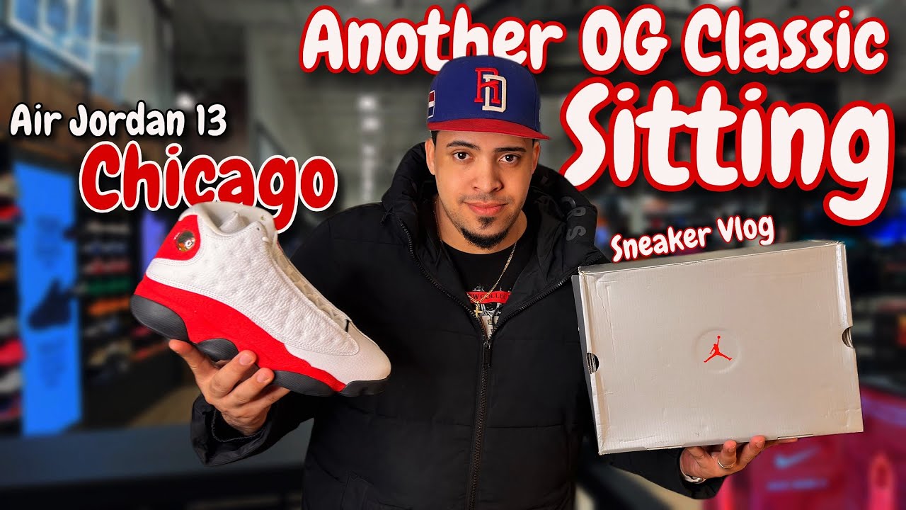 Кроссовки Jordan 13 Chicago/Cherry повсюду! Видео о получении, обзор в магазине и на ногах.