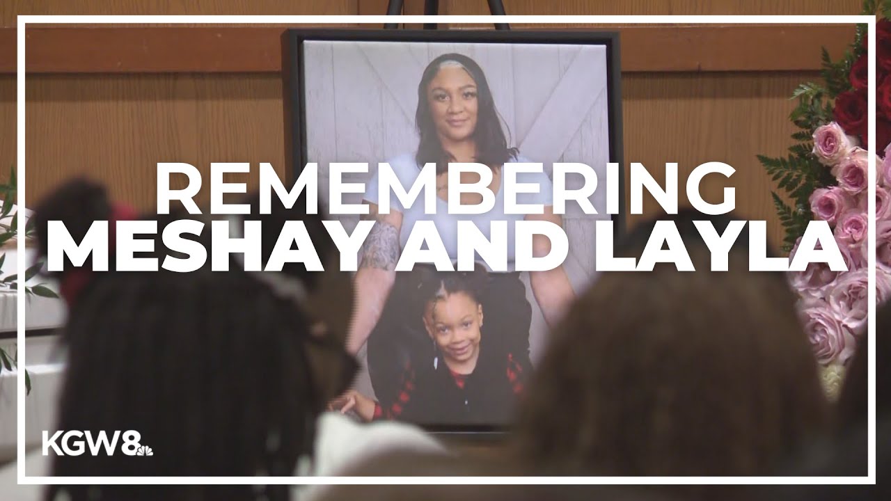 Family, friends mourn slain Vancouver mother and daughter at funeral