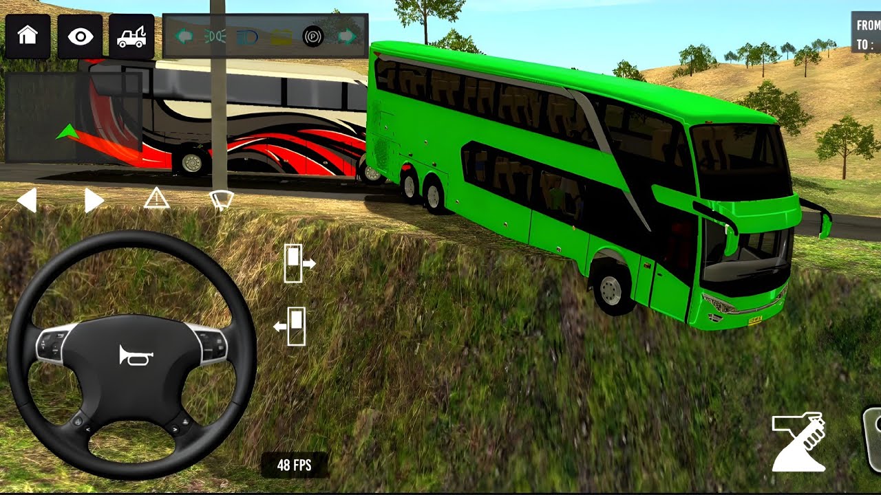 😨Euro coach 🔥Bus 💥😱Simulator 🚨Indonesian  game video New 2026 3D Android Gameplay #automobile 