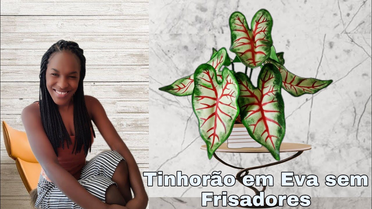 Parece com o natural, só que não  Tinhorão Em Eva/ Caladium