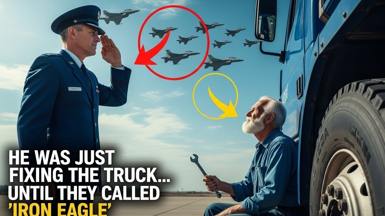 Old Veteran Was Just Fixing His Truck Until Fighter Squadron Requested Iron Eagle Immediately 