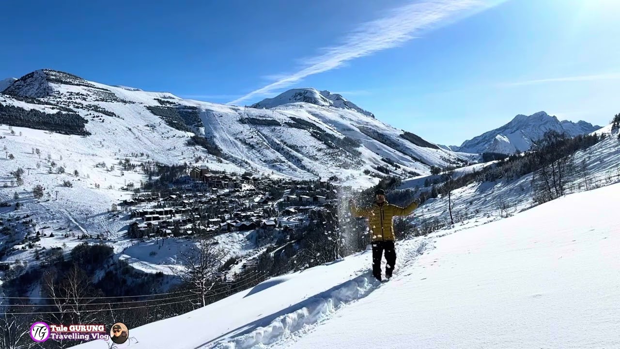 Alpes France 🇫🇷 winter season on 2026 ski ⛷️ center 