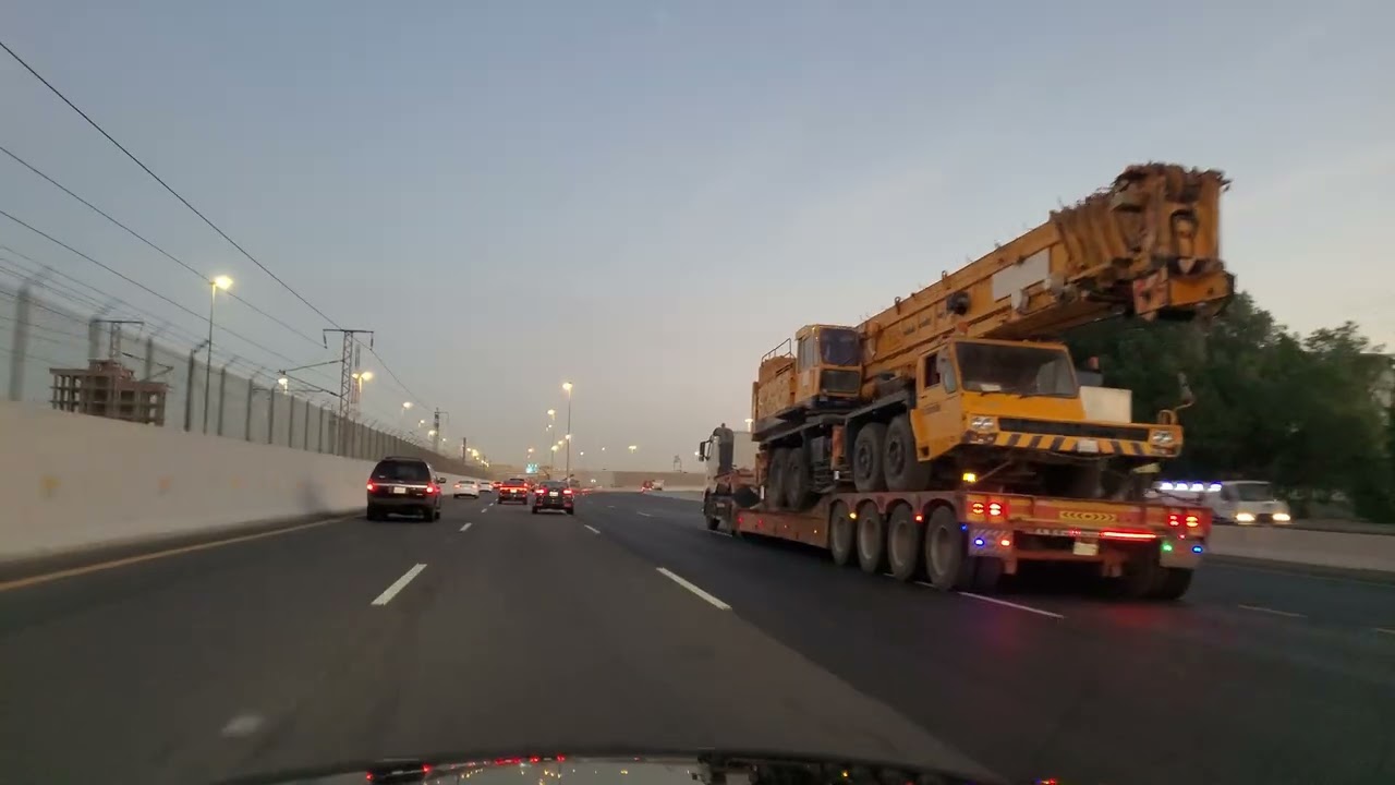 Jeddah drive pov traffic 