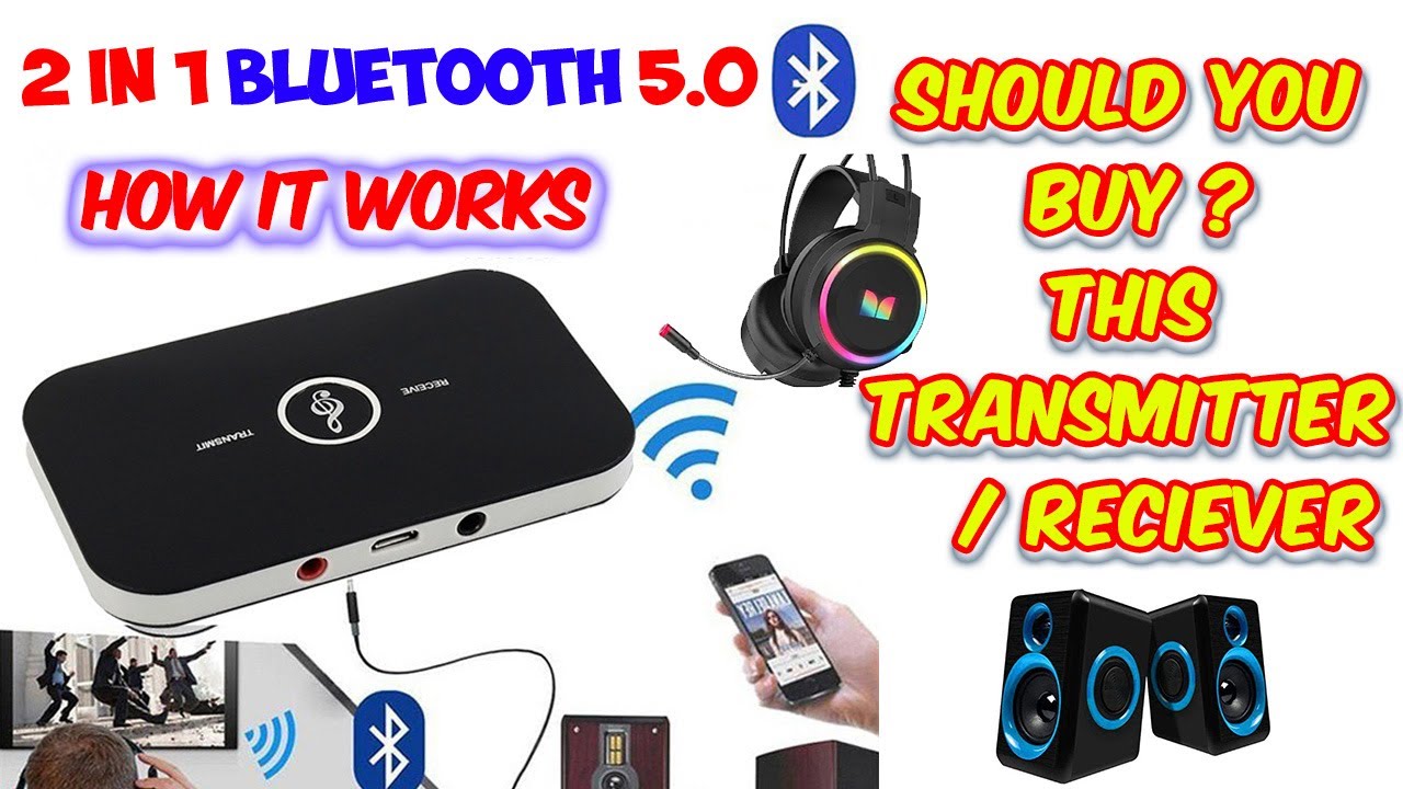 Bluetooth receiver and transmitter 2-in-1