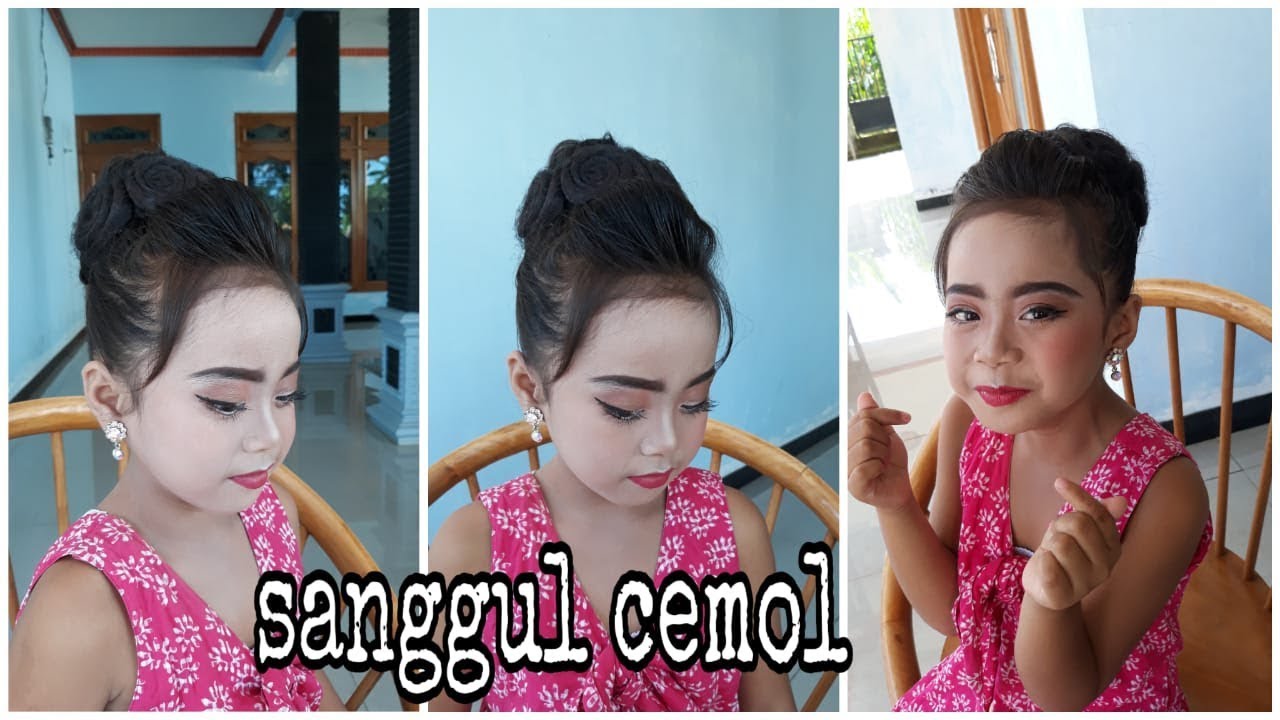 TOTORIAL sanggul cemol by mama marsya