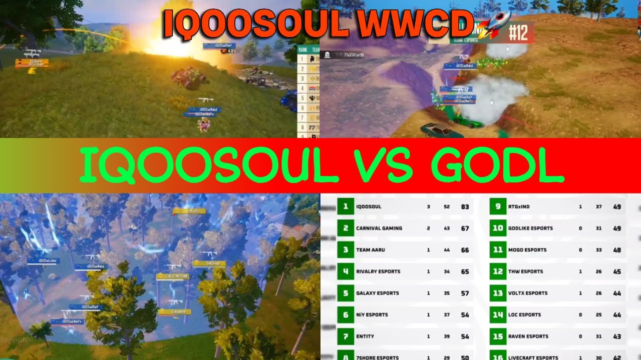 iQOOSouL WWCD 😳 NAKUL & JOKER VS GODL 🔥 SID Savage Reply 😂 🚀 #bgmi #pubgmobile #godlike #jonathan
